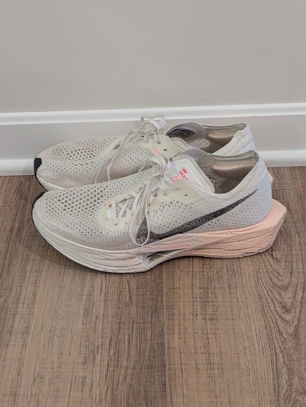 Nike Vaporfly 3 Men's Running Shoes Size 11.5 Sail Pink Foam DV4129-103